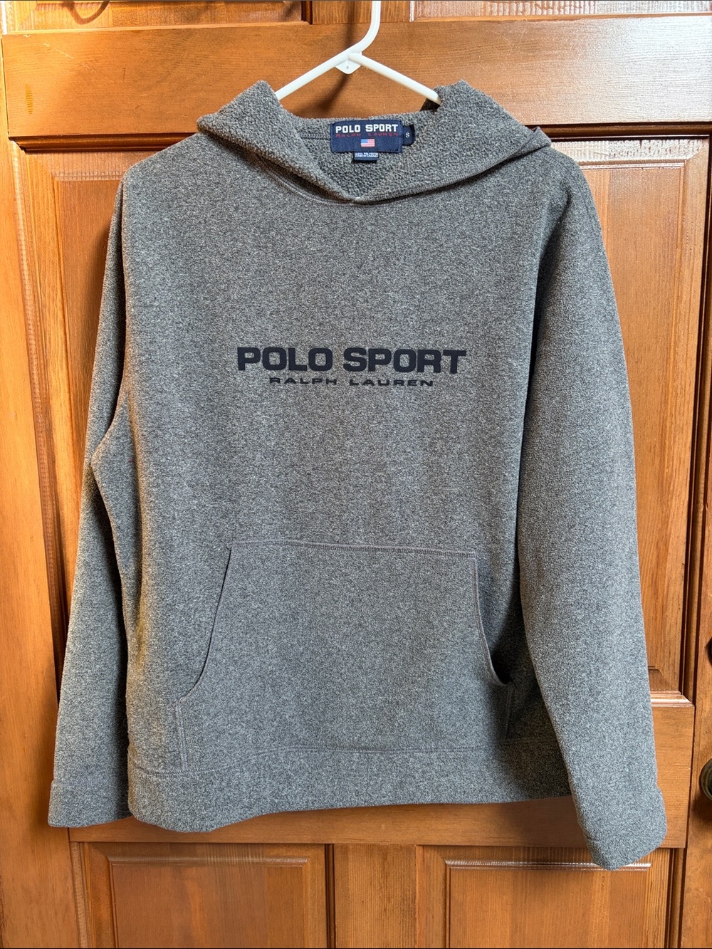 Polo Sport Ralph Lauren Gray Hoodie Sweatshirt Size Small